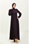 Plum Lace Detailed Mevlana Ferace 5069-04 - 2