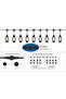 Outdoor LED Lantern String Lights with Plug – Waterproof Decorative Hanging Light Set for Garden, Patio, Balcony, Wedding, Party & Cafe Decoration - 3