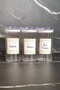 6 Pieces Borosilicate Glass Jar - 280 Cc Transparent Lid (Round) Spice Bowl - 2