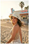 Breeze of the Past, Style of Today, Retro Foldable Straw Hat (Diameter 34, Brim 8 cm) (Inner Drawstring Available) - 3