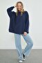 Basic Crew Neck Oversize Sweatshirt - 4