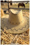 Plain and Checkered Cowboy Hat, for Women and Men (56-59 cm) - 4