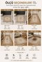 Bath Mat Set of 2 with Non-Slip Base and Washable 60X90 cm - 50X60 cm - 3