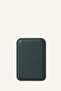 Magsafe Unisex Faux Leather Magnetic Khaki Card Holder Wallet H9090Axns - 2