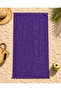 70X150 cm Cotton Beach and Sauna Towel – Beach Patterned, Fringed, Soft Textured - 6