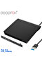 علبة محرك أقراص DVD USB 3.0 خارجية من DeepFox مقاس 12.7 مم مع موصل SATA إلى USB وغطاء خارجي F - 7