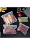 21.5cmX12cm 10Pcs 10pcs Silicone Food Storage Containers Leakproof Containers Reusable Stand Up Zip