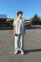 Basic Oversize Fit Stone Color T-Shirt - 7