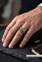 Gothic Spiked Special Design Masculine Adjustable Men's Ring - 2