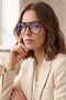 Women Uv400 Black Pilot Retro Blue Light Filter Screen Glasses Wp25-23 C2Mf - 4