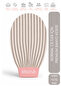 Premium Ecru Gray Zebra Bath Shower Scrub Exfoliating Glove 100% Floş Silk for Normal Skin 1 Piece