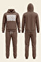 Girl's Tracksuit Set with Hood and Pockets - 4