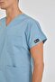 Smoke Gray Dr. Grays Doctor Nurse Medical Scrubs Set Terry Cotton Fabric - 4