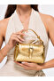 Women's Mini Hand and Shoulder Bag – Faux Leather, with Buckle, Lined, Crossbody Strap