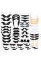 48pcs Creative Funny Costume Mustache Pirate Party Halloween Cosplay Fake Mustach Beard Whisker K... - 4