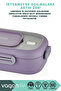 Bento 550ml Lunchbox New Collection Single Layer 2 Compartments Stainless Steel Lunch Box - 2