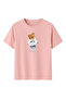 Dare You Hooded Teddy Bear Printed Oversized Regular Fit Unisex T-Shirt - 2