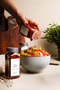 12-Piece Glass Spice Rack Set with Lid White Label Glass Spice Rack Set-Mh00Slvr12 - 6