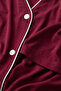Bamboo Fabric Maternity Pajama Set - Buttoned Ribbed Model M-6XL - 5