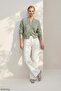 Openwork Green Bomber Jacket