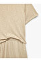 Comfortable Fit Crew Neck Short Sleeve Pajama Set - 8