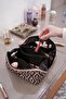 Compartmented Makeup Bag Organizer Travel Type Bag Organizer - 7