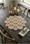 Annular Round Jute Runner 50cm - Natural Wicker Table Centerpiece and Presentation Cover - 6