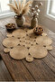 Roundy 90cm Round Wicker Jute Living Room Kitchen Tablecloth / Runner / Ranir - 3
