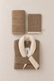 Eldy Kontrast Men's Bathrobe Set, 3 Pieces, 100% Cotton Certified Shawl Collar Striped Bathrobe Set - Beige - 2