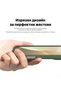 Silicone case iPhone 16, with microfiber, thin, protective, raised edges, Webster green - 4