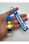 Blue Simpsons Figure Silicone Keychain – Piraye Gift Fun and Cute Design - 2