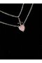 Pink Heart Sword Couple Necklace Inside the Cotton Princess and Hunter - 4