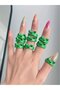 Frog Ring Plastic Frog Ring Inner diameter 1.7-1.8cm - 2