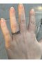 Nota Steel Women's Adjustable Ring - 5