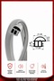 P 119 Steel Door Case Wick 6 Meters Gray