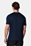 Crew Neck Slim Fit Slim Fit Embroidered Cotton T-Shirt - 4