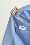 7 Drop Slim Fit Striped Double Breasted Jacket - 5