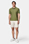 Snap Fastener Polo Collar Regular Fit Flexible Non-Marking Seamless T-Shirt - 7