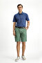Slim Fit Slim Fit Cotton Printed Polo Neck T-Shirt - 5
