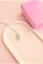 Steel Daisy Necklace with Zircon Stone Mini Daisy Pendant (Gift Boxed) - 7