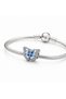 S925 Blue Butterfly Charm – Sparkling Design with Zircon Stones - 2