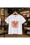 Pink Beret Deer Printed 100% Kids Unisex T-Shirt 5 6 -7 8-9 10 -11 12 Years Old