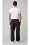 Men's Black Parachute Fabric Baggy Pants with Commando Pockets and Adjustable Clip-On Legs - 6