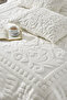 Loselya Series Dowry Bohemian Double Bedspread Set Plush Soft Fabric 220 X 230 cm 1 Bedspread, 50 X 70 cm 2 Pillowcases - 2