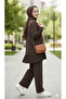 Women's Hijab Clothing Seasonal Modal Fabric Crew Neck Tunic Top and Bottom Set - 7