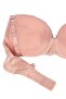 Women's Powder Shimmering Textured Ribbon Supported Bra - 3