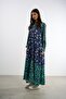 Floral Printed Long Dress - 4