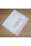 منشفة لليدين والوجه، مطرزة بزهور بيضاء، مقاس 50x88 سم