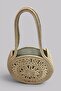 Orbis Lined Straw Rope Bag Handmade Round Design Daily Use, Stylish Shoulder Bag, Beach Bag - 5