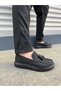 Th Colleciton Jy154 Blaze Laceless Tasseled Linen Men's Casual Sports Classic Shoes Kst - Black - 4